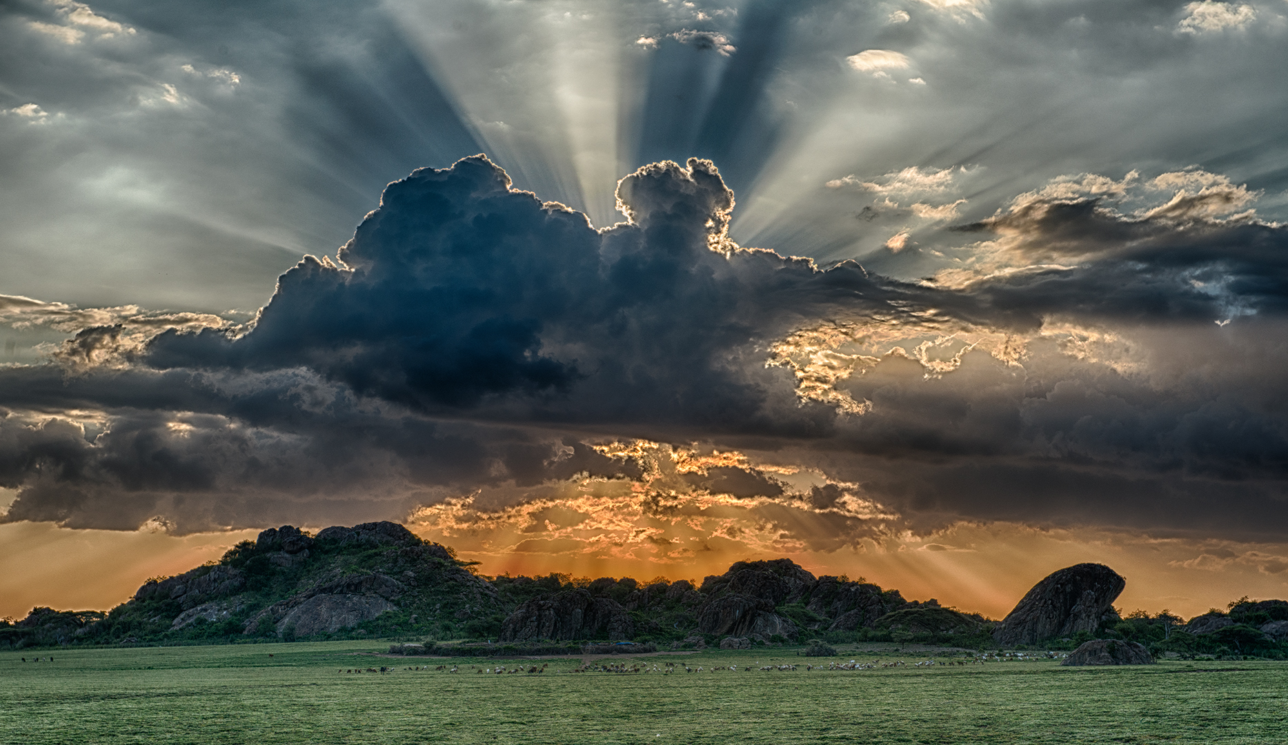 Sunset at Olduvi